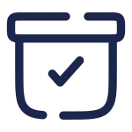 Archive Check SVG Icon
